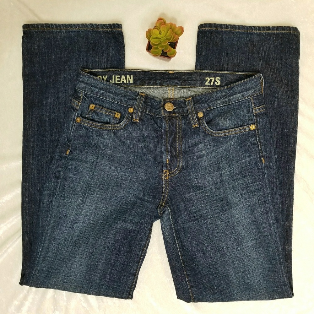 J. Crew Boy Jean Mid-Rise Straight Leg Denim - Picture 1 of 8